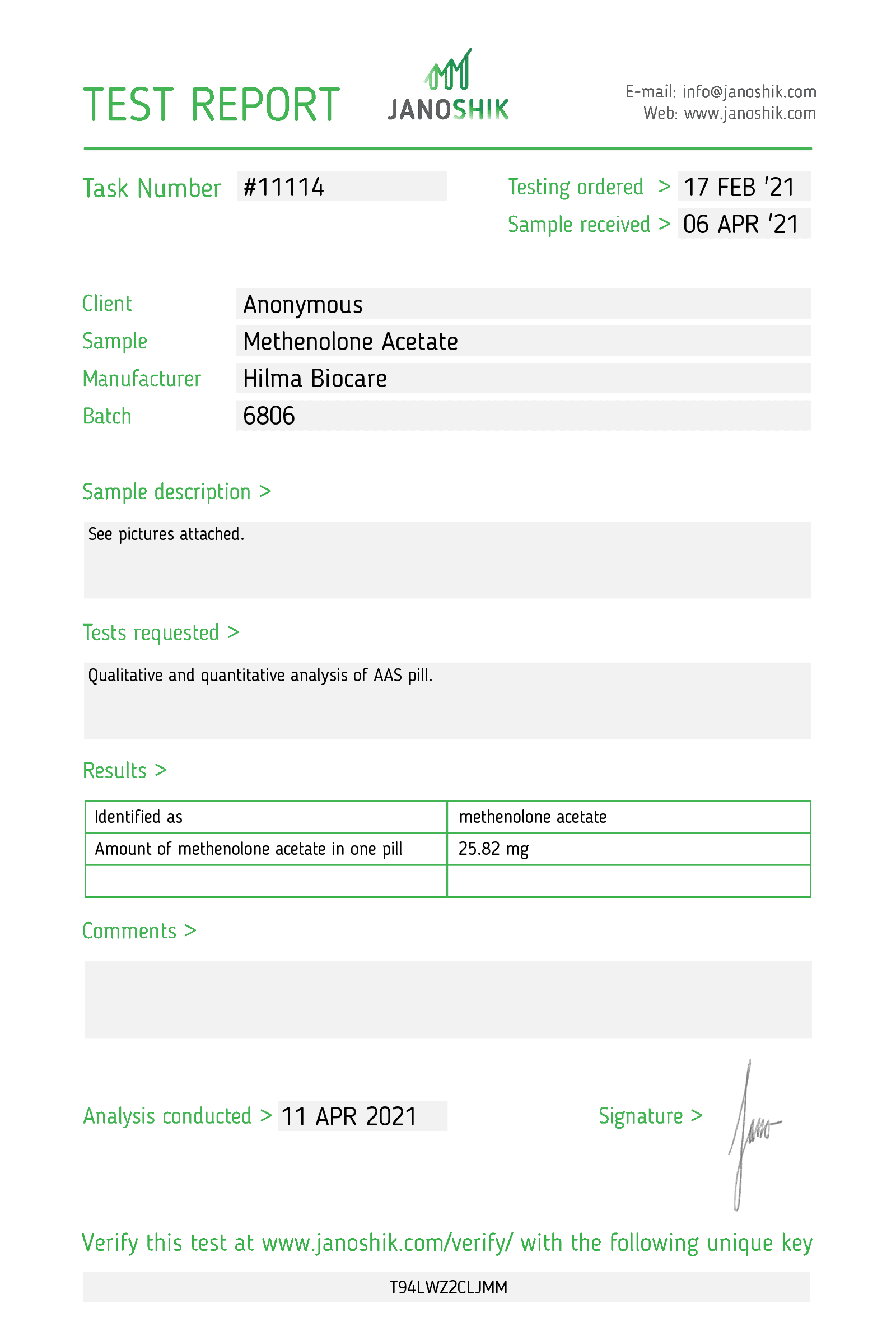 PRIMOMED 25 Methenolone Acetate 25mg 50 Tablets